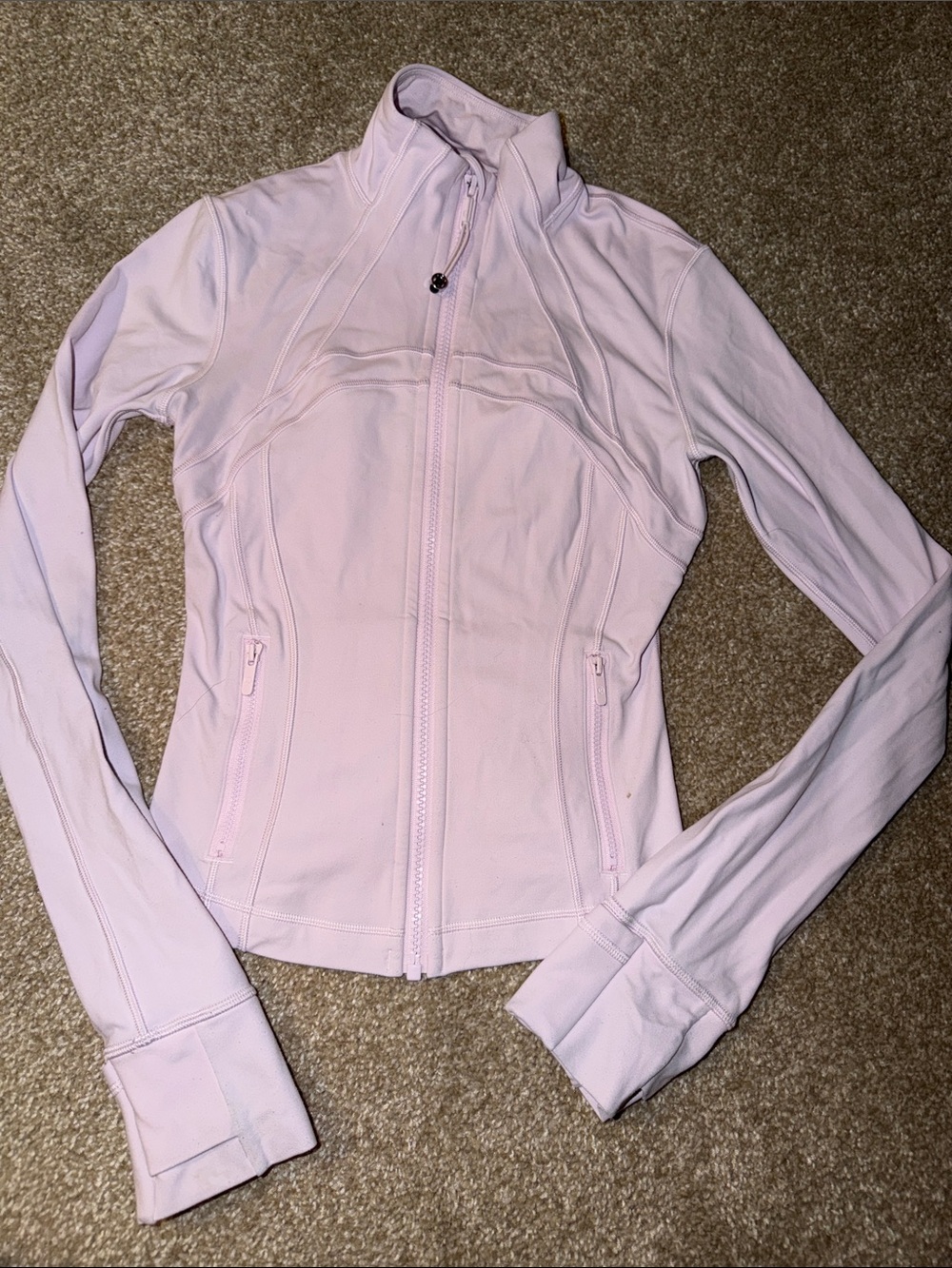 Lululemon preowned Light Pink Zip-Up Active Jacket